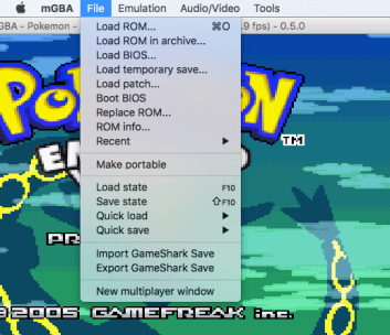 running gameboy emulator on mac